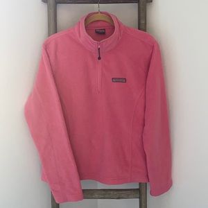Vineyard Vines Pink pullover fleece jacket
